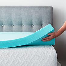 LUCID Comfort Collection 4" Gel Memory Foam Mattress Topper - Full