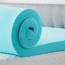LUCID Comfort Collection 4" Gel Memory Foam Mattress Topper - Twin