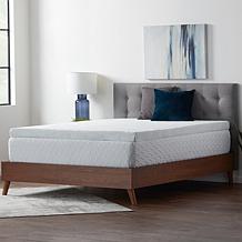 Lucid Comfort Collection 4" Gel Memory Foam Topper with Cover, Full