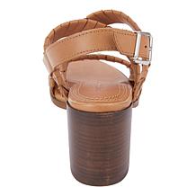 Lucky Brand Dabene Leather Block Heel Sandal