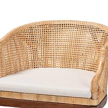 Lumajang Counter Stool with Natural Rattan Frame