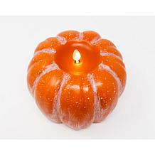 Luminara Pumpkin Figural Flameless Candle