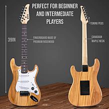 LyxPro 36" Electric Guitar Kit, Beginner Kit for Kids w/20W Amp & More