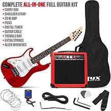 LyxPro 36" Left-Handed Electric Guitar Kit, Starter Set for Lefty Kids