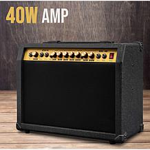 LyxPro Electric Guitar Amplifier 40-Watt Guitar Amp w/Built-In Speaker