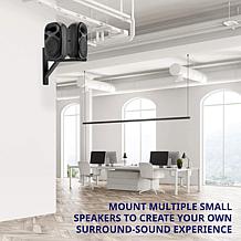 LyxPro Set of 2 Wall Mount Speaker Bracket, Heavy-Duty Speaker Mount