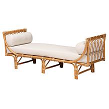 Macias Bohemian Natural Rattan Daybed 73" W x 29.5" H