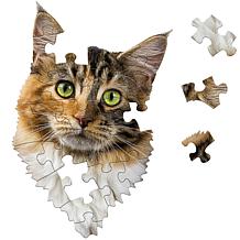 Madd Capp I Am Cat 24-Piece Animal Head-Shaped Puzzle