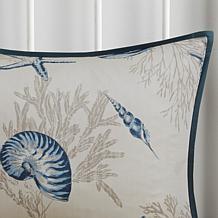 Madison Park Bayside 7-Piece Comforter Set Blue Queen