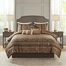 Madison Park Bellagio 7-piece Jacquard Comforter Set - Queen