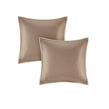 Madison Park Camelia 8-pc Embroidered Comforter Set, Natural - Queen
