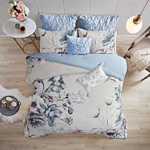 Madison Park Cassandra 8 Piece Cotton Printed Comforter Set Queen
