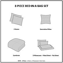 Madison Park Essentials Sofia Reversible California King Bedding Set