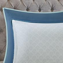 Madison Park Isla 8-Piece Reversible Comforter Set, Blue - King