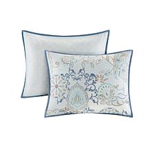 Madison Park Isla 8-Piece Reversible Comforter Set, Blue - Cal King