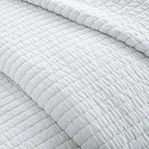 Madison Park Keaton Coverlet & Shams - King/White