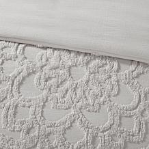 Madison Park Laetitia 3-pc Tufted Medallion Duvet Cover Set - K/Cal K
