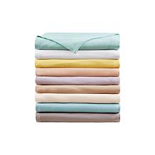 Madison Park Liquid Cotton Pastel Blanket - Full/Queen