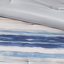 Madison Park Marina 8-pc Seersucker Comforter/Coverlet Set- Full/Queen