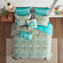 Madison Park Nisha Teal Comforter Set - King/Cal King