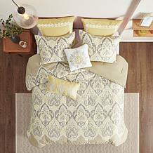 Madison Park Nisha Yellow Comforter Set - King/Cal King