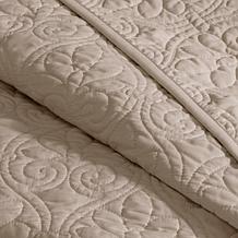 Madison Park Quebec Full/Queen Coverlet Mini Set-Khaki