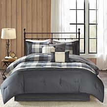 Madison Park Ridge 7-Piece Herringbone Comforter Set - King