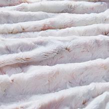 Madison Park Sachi Oversized Faux Fur Throw 60" x 70" - Blush