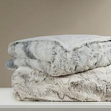 Madison Park Sachi Oversized Faux Fur Throw 60"x70" -  Natural