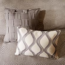 Madison Park Signature Shades of Gray Comforter Set Gray Queen