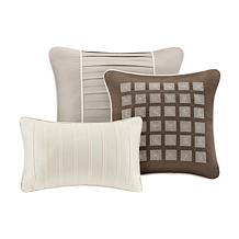 Madison Park Trinity 7-Piece Comforter Set - King/Taupe