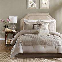 Madison Park Trinity 7pc Comforter Set - Queen/Taupe