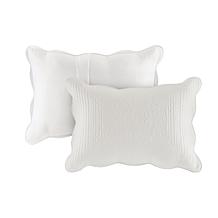 Madison Park Tuscany 3-pc Reversible Scalloped Coverlet Set Full/Queen