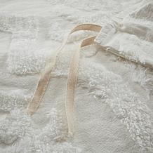 Madison Park Viola 3pc Cotton Chenille Damask Duvet Cover Set - King