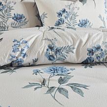 Madison Park Zennia 7-pc Seersucker Comforter Set w Blanket Full/Queen