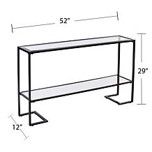 Malston Narrow Metal Console - Black