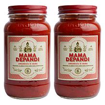Mama DePandi (2) 26 oz. Jars of Artisanal Arrabbiata Sauce