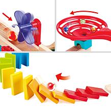 Marble Run DIY Wood Building 81 Piece Racetrack