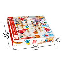 Marble Run Tricks n' Twists DIY Wood Building 129 Piece Racetrack