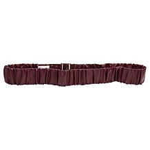 Mark & James by Badgley Mischka Eva Faux Leather Ruched Belt