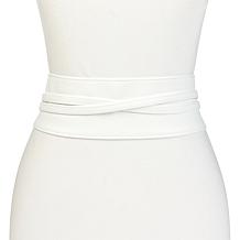Mark & James by Badgley Mischka Lucia Faux Leather Wrap Belt