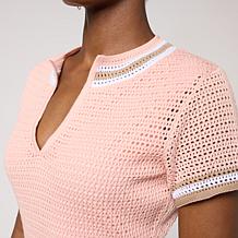 Mark + James by Badgley Mishka Pointelle Sweater Dress