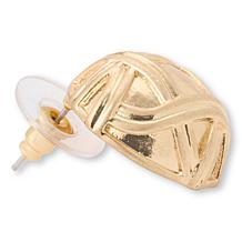 Marla Wynne Woven Link Stud Earrings