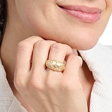 MarlaWynne Heritage Bezel CZ Domed Ring