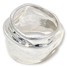 MarlaWynne Molten Metal Folded Band Ring