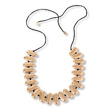 MarlaWynne Oval Bead Station Necklace