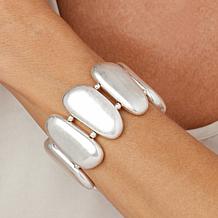 MarlaWynne Oval Bead Station Stretch Bracelet