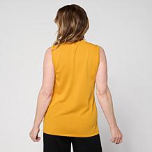 MarlaWynne Sleeveless Mock Neck Sweater Knit