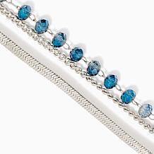 Marlyn by Marlyn Schiff 3-Layer Lariat Necklace