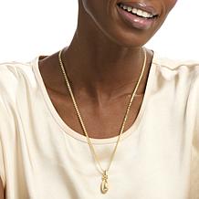 Marlyn by Marlyn Schiff Oval Drop Necklace